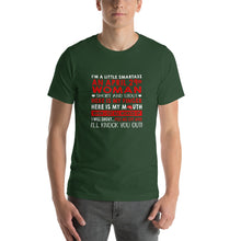Load image into Gallery viewer, I'm a little smartass an April 29th Woman Unisex T-Shirt
