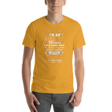 Load image into Gallery viewer, I'm an April woman 27th - a fire in my soul  Unisex T-Shirt
